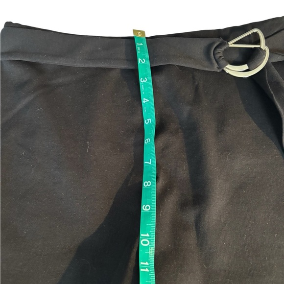 Windsor Women's Best Shot Ponte High Rise Black Belted Skort Medium - Picture 5 of 13